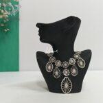 سرویس نقره تمام تراش مدل جواهری طرح طلاسفید کد 5854 - Image 3