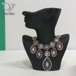 سرویس نقره تمام تراش مدل جواهری طرح طلاسفید کد 5854 - Image 6