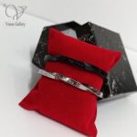 بنگل پیچ استیل مردانه با حکاکی همیشه در قلب منی  always in my heart کد 9587 - Image 5