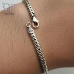 دستبند نقره مردانه کارتیر ژاپنی 925 | انتخاب شیک برای روز مرد و هدیه ولنتاین کد 2916 - Image 3