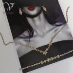 سرویس نقره زنانه تراش طرح طلاسفیدکد 8845