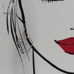 گوشواره نقره دخترانه طرح لوزی ، دایره تراش کد 8986 - Image 3