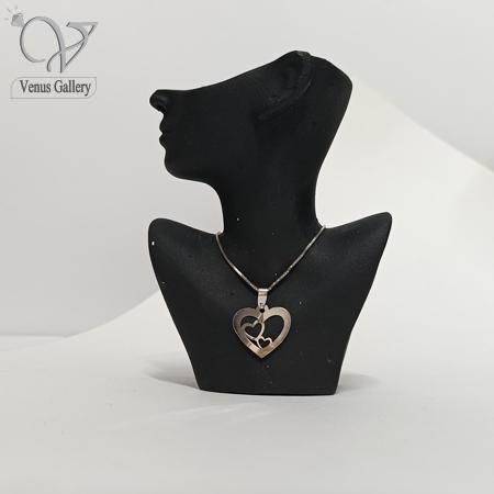 601.jpg پلاک نقره دخترانه ظریف و مینیمال نقره کد5419 - Image 1