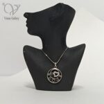 پلاک نقره دخترانه طره قلب و عشق کد 8499 - Image 2