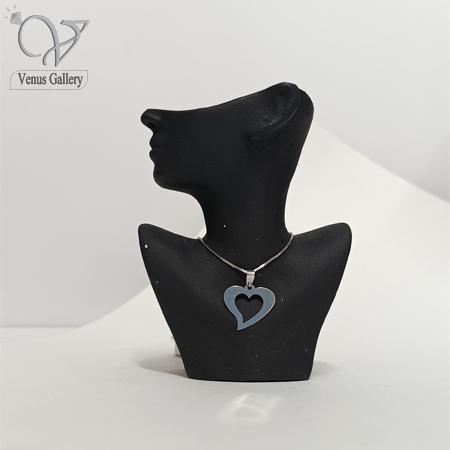 612.jpg پلاک نقره دخترانه مدل قلب هدیه روز عشق ، ولنتاین کادو کد8495 - Image 1