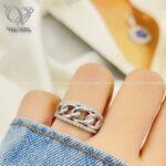 انگشتر زنانه کارتیر نقره کد 1754