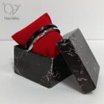 بنگل پیچ استیل مردانه با حکاکی همیشه در قلب منی  always in my heart کد 9587 - Image 3