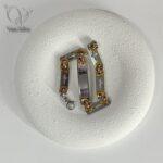 ست دستبند استیل پلاک دار مدل بافت آفریقایی و یونیسکس کد 8576 - Image 3