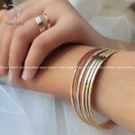 ست النگو و انگشتر آینه ای - Image 6