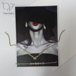 سرویس نقره زنانه تراش طرح طلاسفیدکد 8845 - Image 3