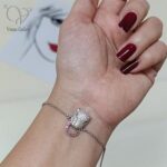 دستبند نقره زنجیری طرح تایگر کد 9225