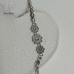 سرویس نقره تمام تراش مدل جواهری طرح طلاسفید کد 5854 - Image 9