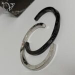 بنگل پیچ استیل مردانه با حکاکی همیشه در قلب منی  always in my heart کد 9587 - Image 4