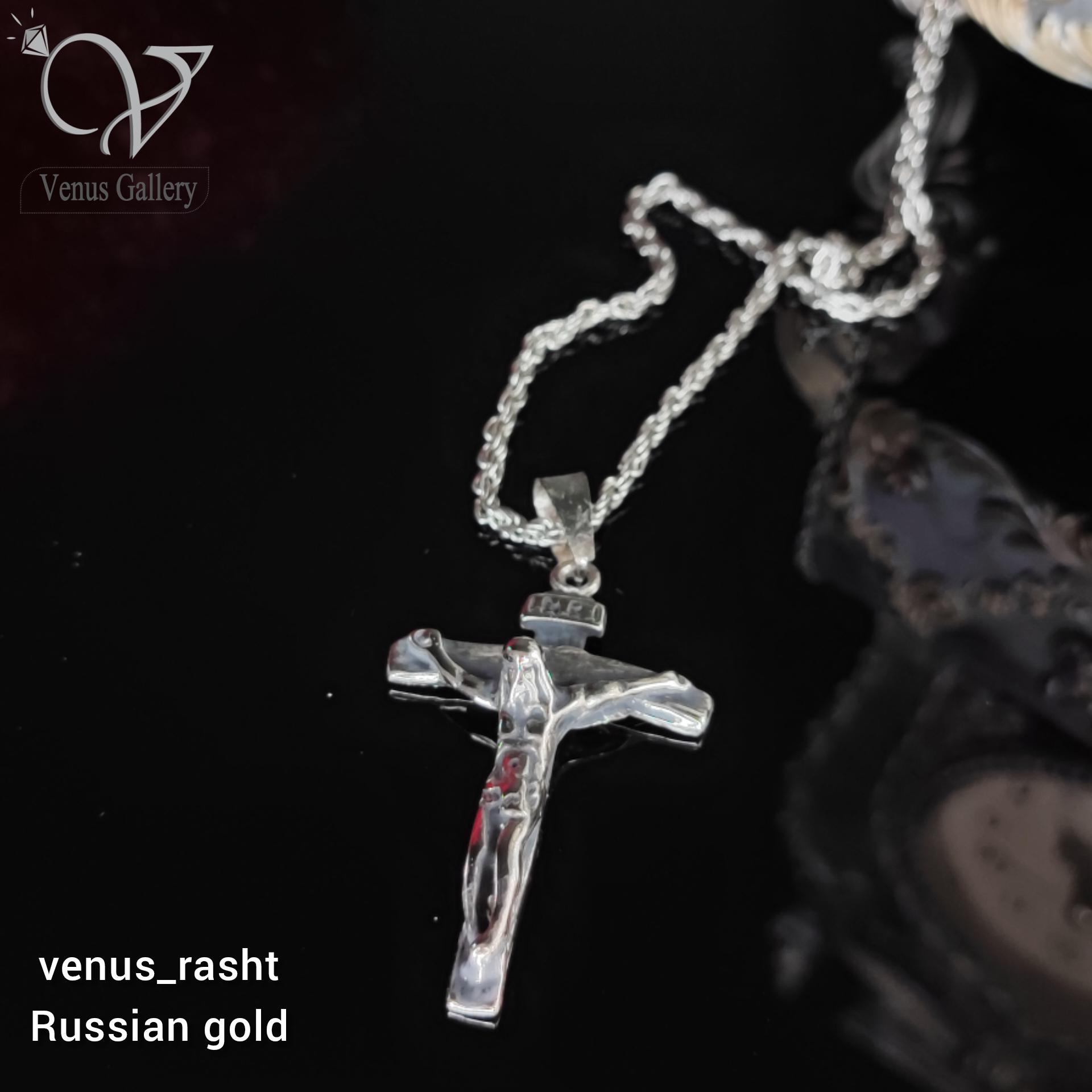 InShot_20230118_004953607.jpg گردنبند صلیب طلاروس - Image 1