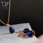 نیم ست سنگ آبی برند Ysx - Image 3