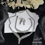 سرویس نقره تراش طرح جواهر مدل لیانا - Image 3