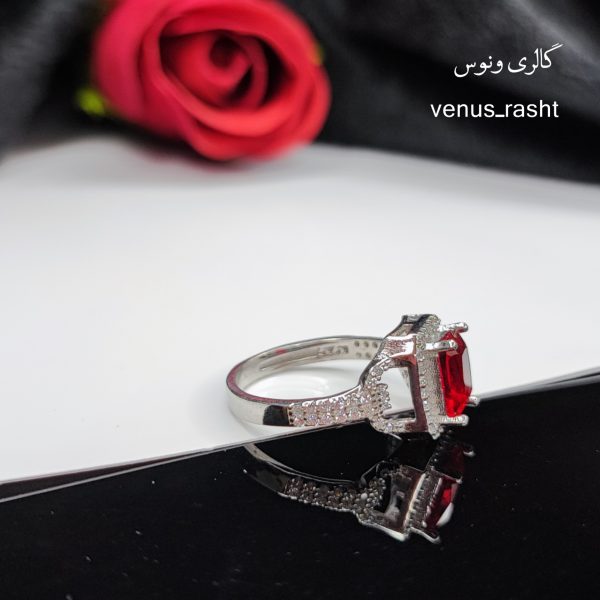 InShot_20230316_182130192-600x600-1.jpg انگشتر نقره جواهری نگین قرمز کد 1472 - Image 4