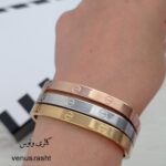 دستبند النگویی کارتیر مربعی