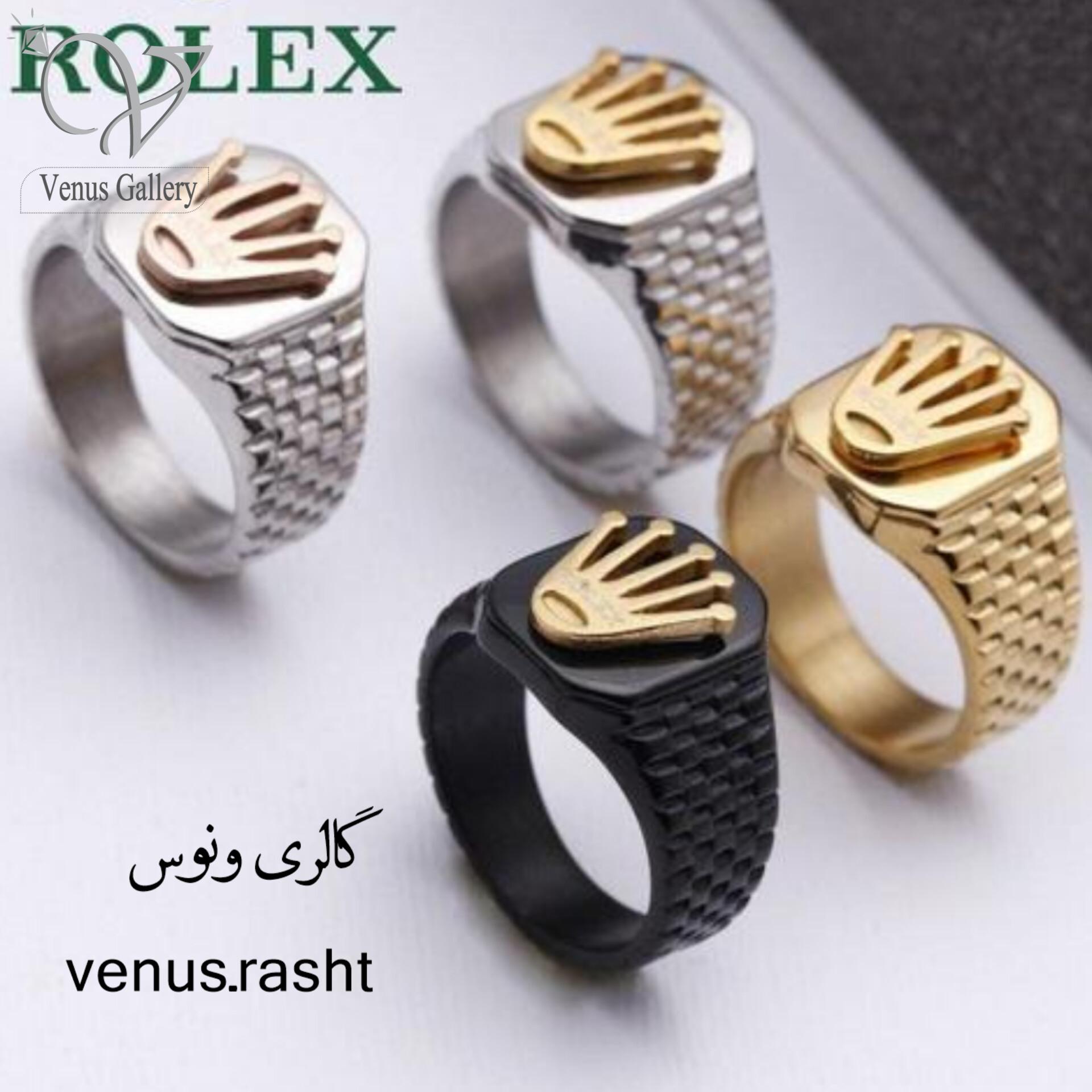 InShot_20230426_180903971.jpg انگشتر رولکس مردانه استیل - Image 1