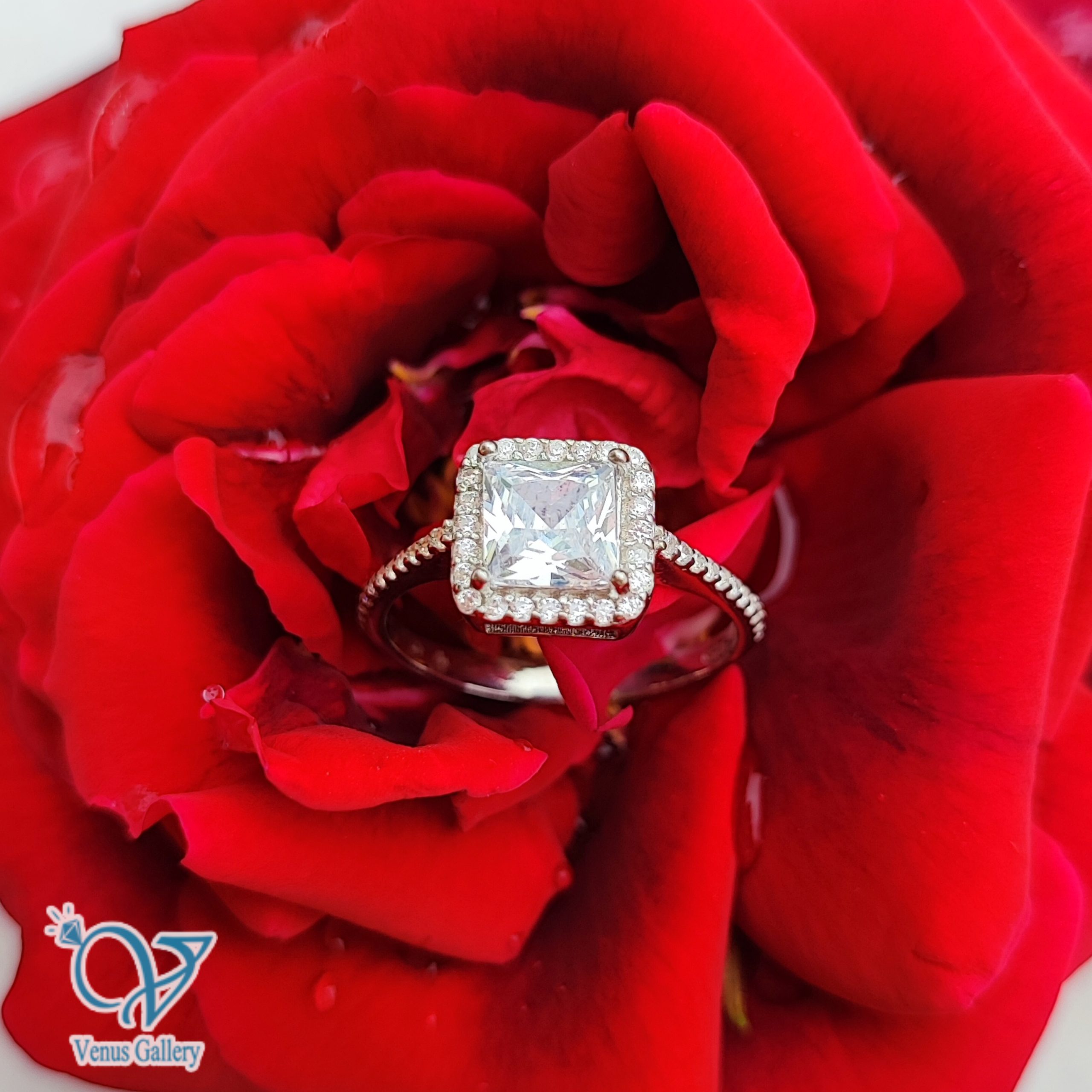 InShot_20230518_004424176-scaled-1.jpg انگشتر نقره تک نگین مربعی کد 1794 - Image 2