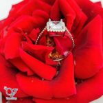 انگشتر نقره تک نگین مربعی کد 1794