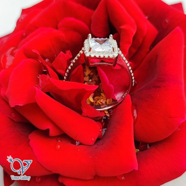 InShot_20230518_004527952-600x600-1.jpg انگشتر نقره تک نگین مربعی کد 1794 - Image 1