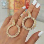 گوشواره مجلسی دایره ای - Image 2