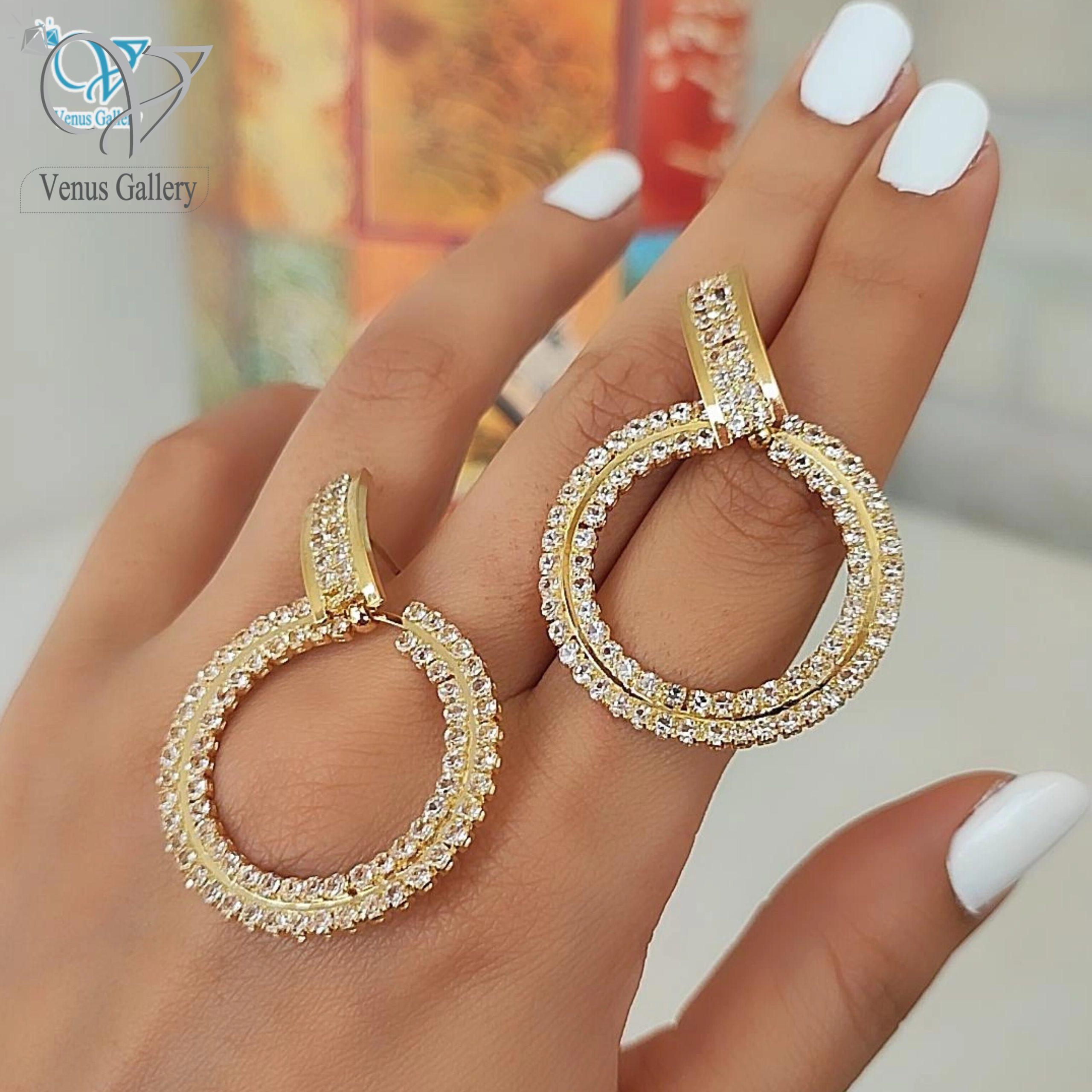 InShot_20230602_000432070-scaled-2.jpg گوشواره مجلسی دایره ای - Image 1