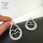 گوشواره طرح جواهر پر نگین - Image 2