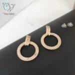 گوشواره مجلسی دایره ای - Image 3