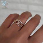 انگشتر ژوپینگ زنانه طرح کارتیر مدل بی نهایت - Image 3