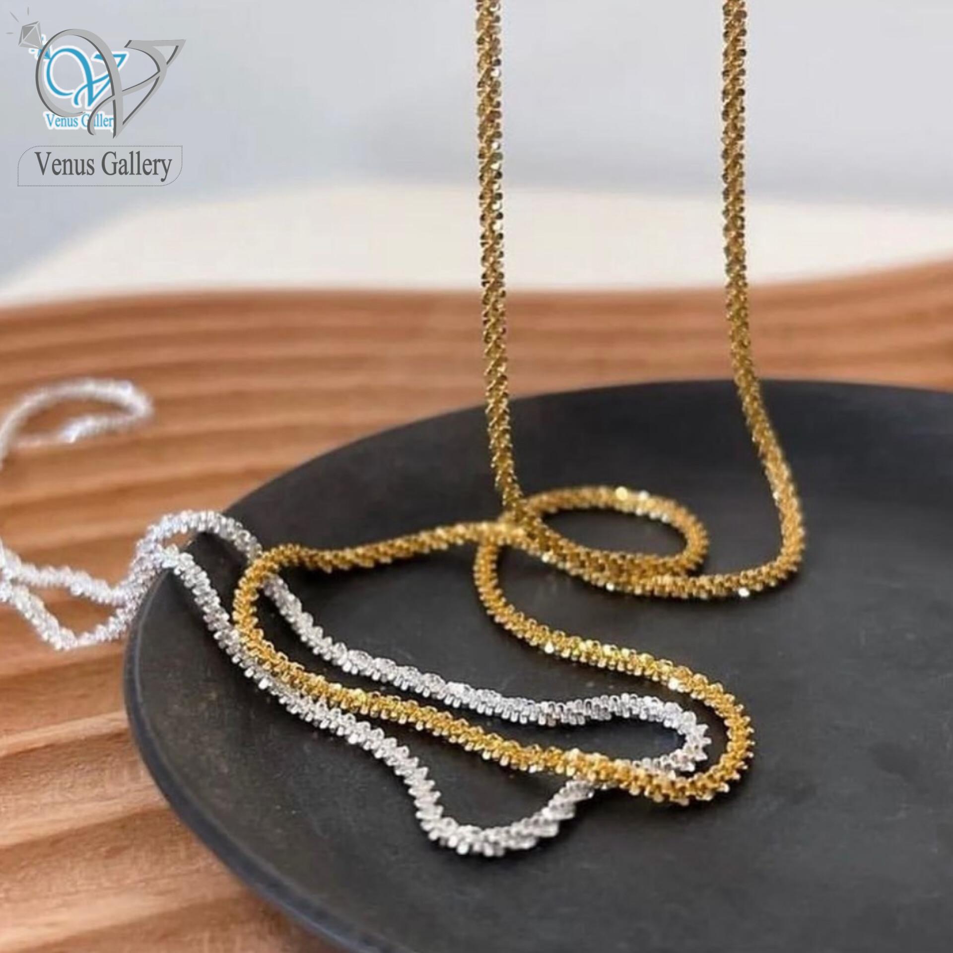 InShot_۲۰۲۳۰۷۲۹_۱۲۲۳۵۹۱۵۴.jpg ست خاویاری استیل(گردنبند خاویاری ،پابند خاویاری ، دستبند خاویاری ، انگشتر خاویاری) کد 2051 - Image 1