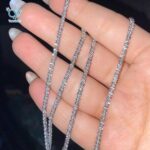 ست خاویاری استیل(گردنبند خاویاری ،پابند خاویاری ، دستبند خاویاری ، انگشتر خاویاری) کد 2051 - Image 4