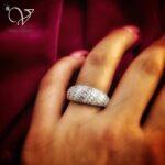 انگشتر نقره نگین باگت و زیر کونیا اتریشی - Image 2