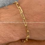 دستبند آجری استیل مردانه