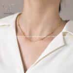 گردنبند ماری توپی استیل دخترانه - Image 3