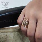 انگشتر چند حلقه استیل کد 2558 - Image 5