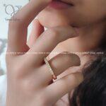 انگشتر ژوپینگ نگین الماسی ظریف