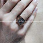 انگشتر طلاروس پسرانه طرح آس چهار برگ - Image 4