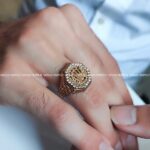 انگشتر مردانه طلاروس طرح رولکس