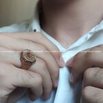 انگشتر مردانه طلاروس طرح رولکس - Image 2