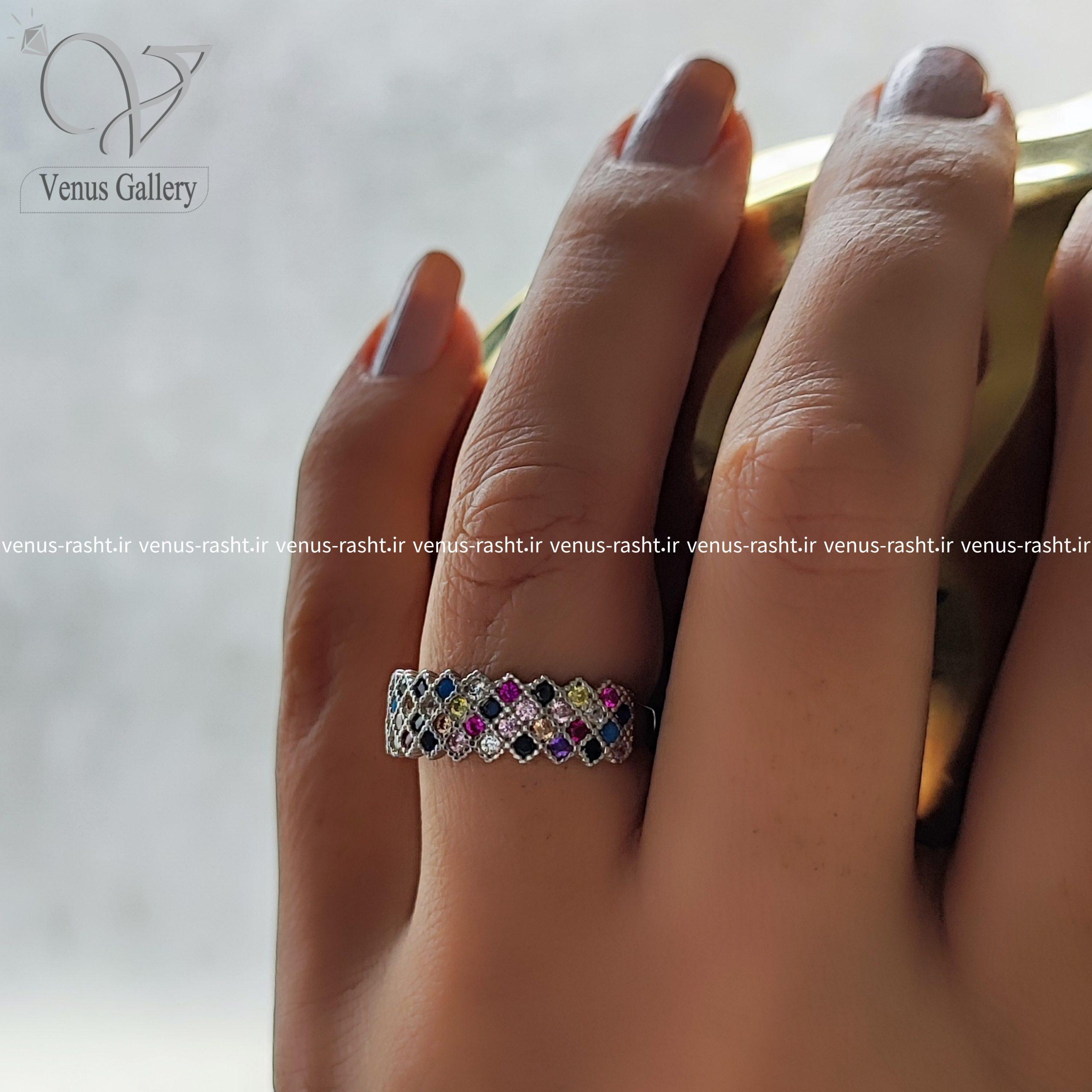 InShot_۲۰۲۳۱۰۲۶_۲۰۱۳۰۸۲۲۶-scaled-1.jpg انگشتر نقره زنانه مدل پرنس نگین رنگی - Image 1