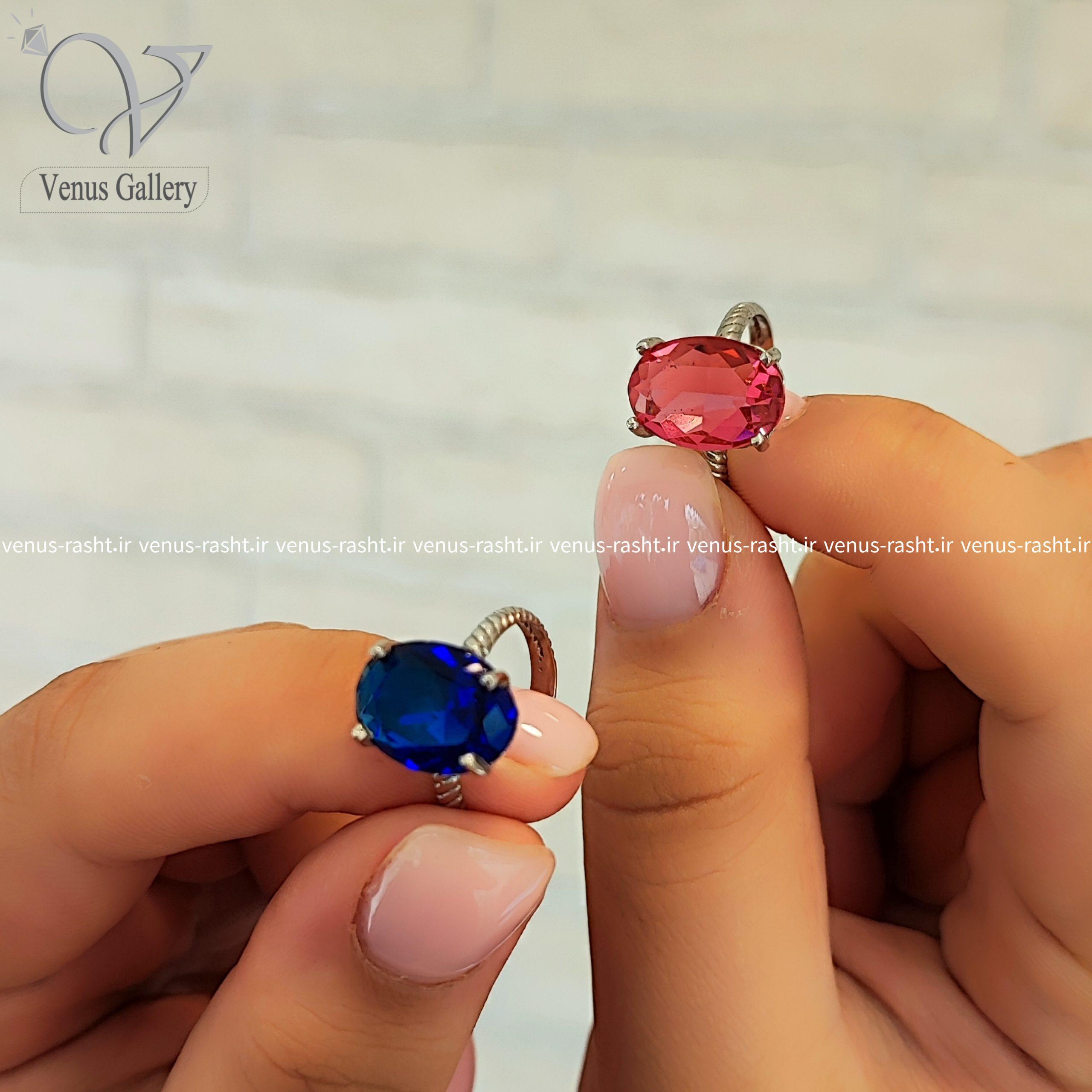 InShot_۲۰۲۳۱۱۱۰_۱۷۱۵۱۵۷۳۰-scaled-1.jpg انگشتر نقره نگین رنگی طرح جواهر کد 2987 - Image 1