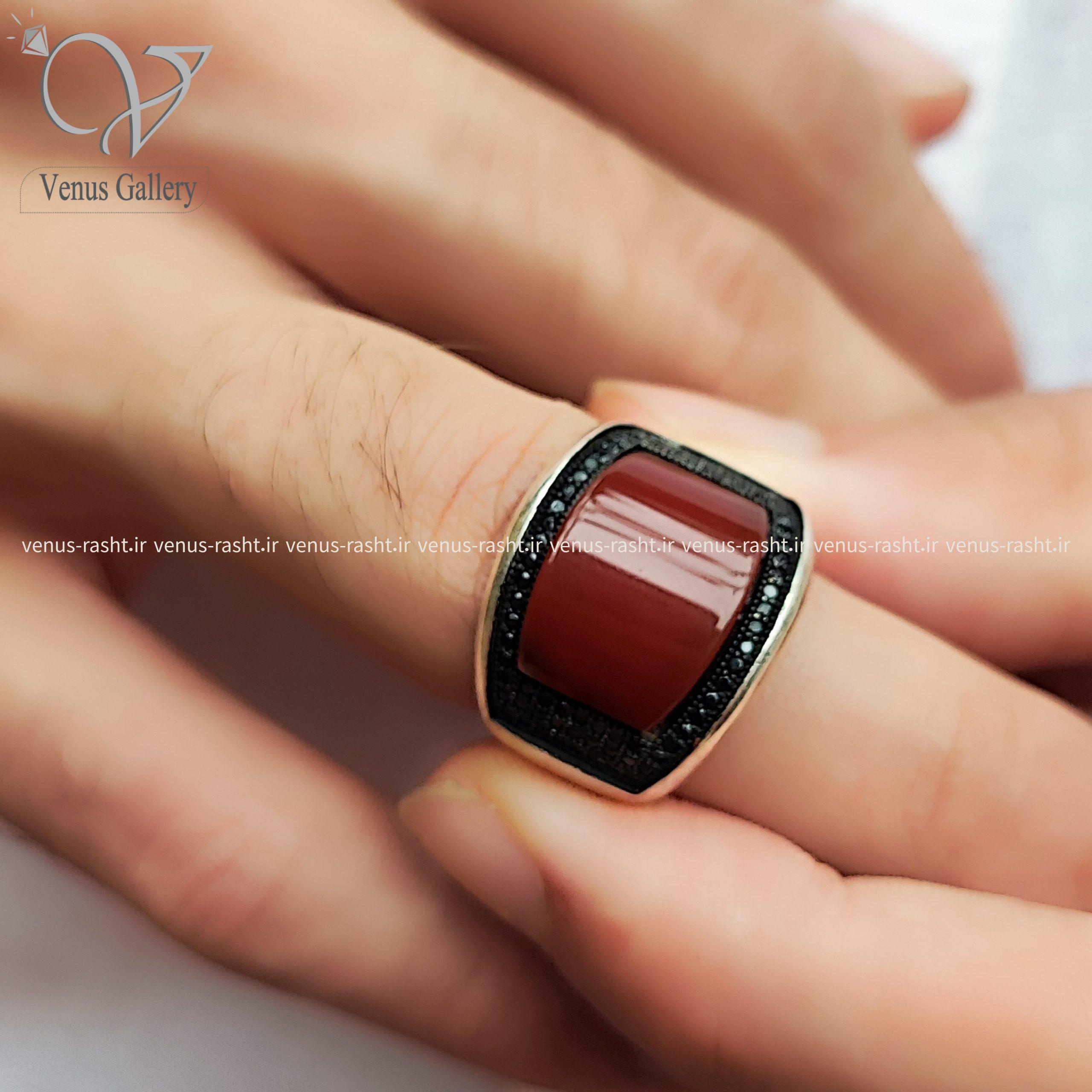 InShot_۲۰۲۳۱۱۱۷_۱۹۱۸۳۵۹۴۴-scaled-1.jpg انگشتر نقره مردانه با سنگ عقیق قهوه ای بسیار شیک کد 2226 - Image 1