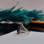 انگشتر نقره مردانه سنگ اونیکس - Image 2