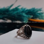 انگشتر نقره مردانه سنگ اونیکس - Image 3