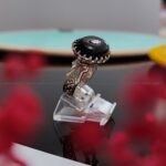 انگشتر نقره مردانه سنگ اونیکس 4721 - Image 3