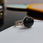 انگشتر نقره مردانه سنگ اونیکس 4721 - Image 4