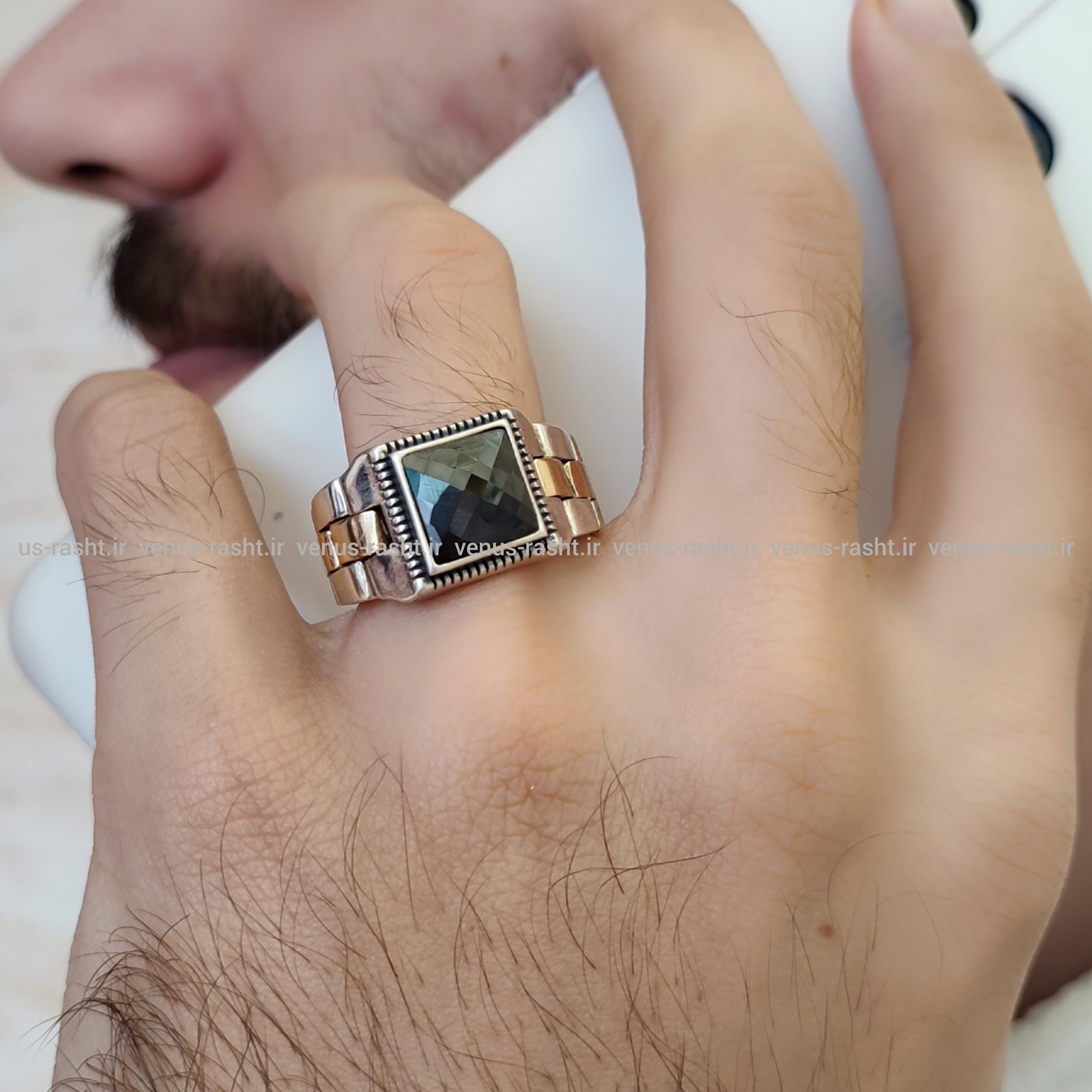 InShot_۲۰۲۴۰۱۱۴_۰۳۰۷۰۶۲۱۲-scaled-1.jpg انگشتر نقره مردانه مدل رولکس کد 3023 - Image 2