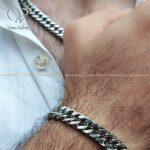 نیم ست پسرانه استیل طرح کارتیه پهن